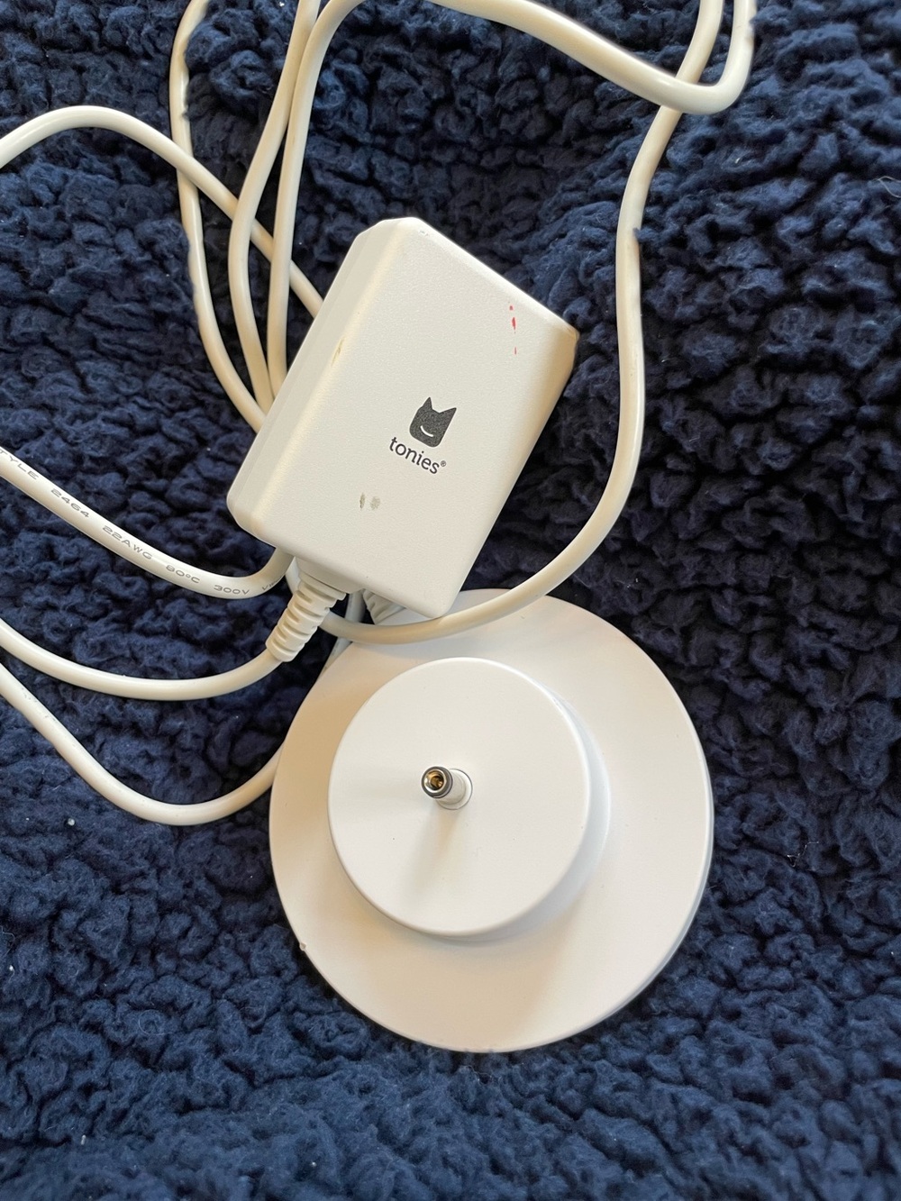 Tonies White Charging Base with Adapter Replacement Charger